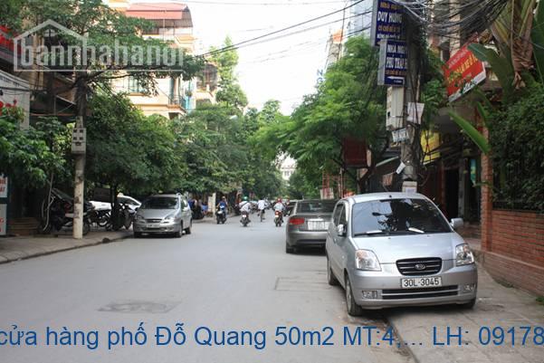 Cho thuê cửa hàng phố Đỗ Quang 50m2 MT:4,3m giá 12tr/tháng